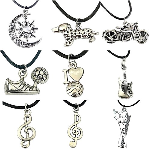 Black leather cord - cord, necklace