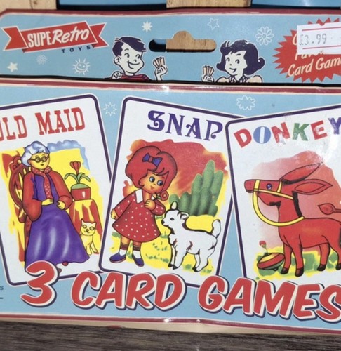 Retro family card games - games, of