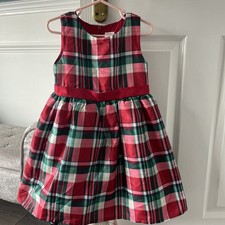 Girls Christmas  Tartan Dress