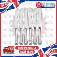 6 KINGS PATTERN DESSERT KNIVES