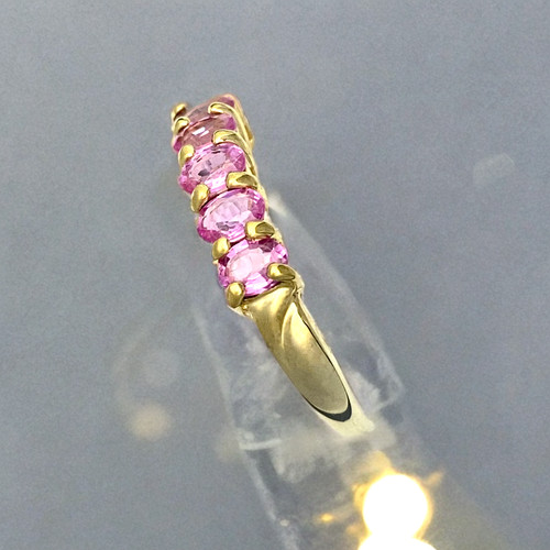 Pink sapphire eternity ring - eternity,