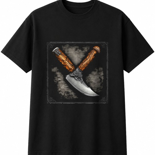 Bushcraft knife paper retro - bushcraft,