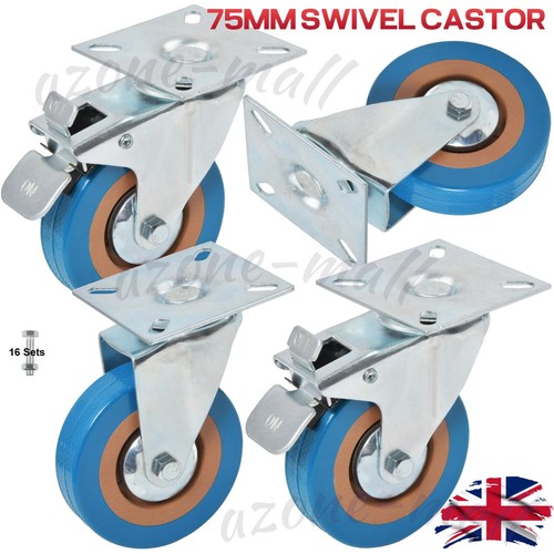Heavy duty 75mm rubber - 4,