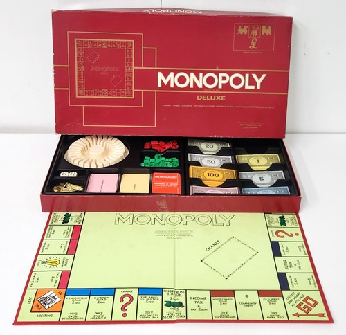 Monopoly deluxe edition board - monopoly,