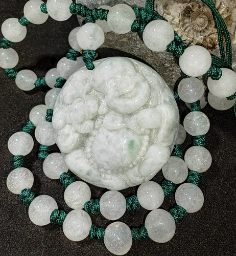 Buddha mutton jadeite carved - buddha,