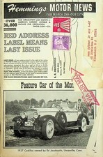 Vtg HEMMINGS MOTOR NEWS