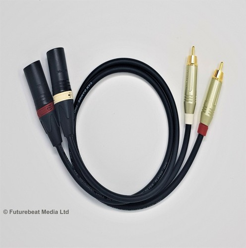 Phono rca male xlr cables - to,