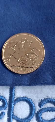 2019 gold full sovereign coin - gold,
