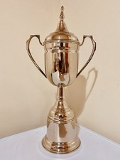 🏆 Silver Trophy No Engraving Vintage Used Cup Award Ideal Display or Repurpose