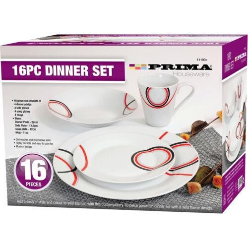 16pc round dinner set - 16pc,
