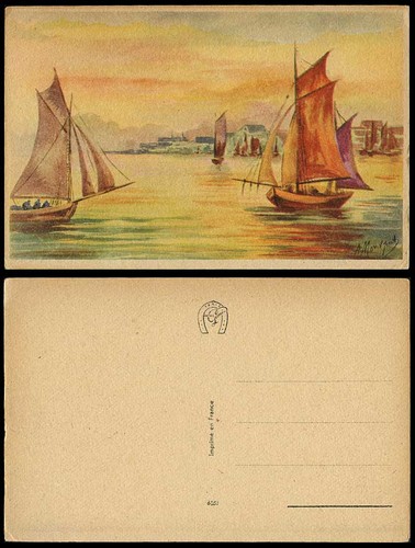 Sailing vessels fishing boats - sailing,