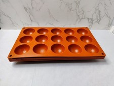 Formaflex Hemisphere Pavoni Mousse Cake Inserts Half Sphere Italy x 4