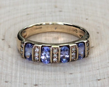 9ct Yellow Gold Ring Tanzanite