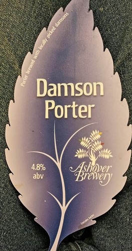 Ashover brewery damson porter - damson,