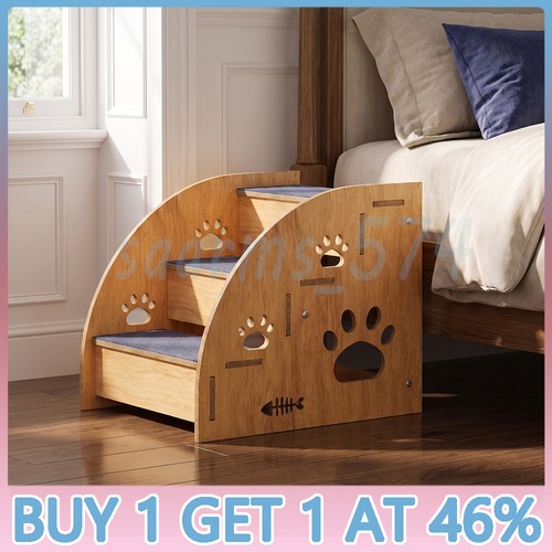 Steps pet ramp wooden - steps,