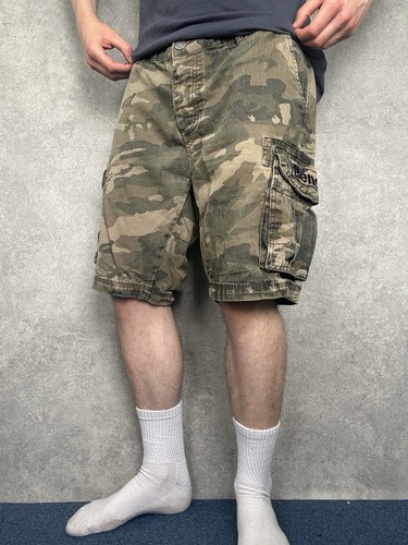 Bench camo cargo shorts - camo, men's