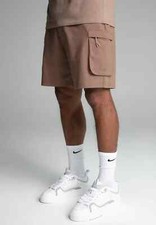 SikSilk Mens Brown Smart Cargo