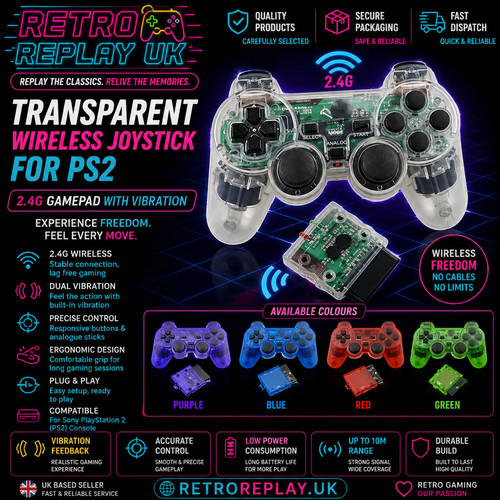 Wireless game controller dual - game,