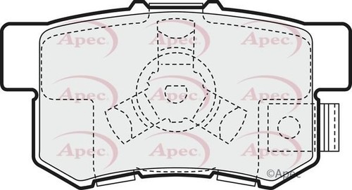 Rear axle brake pads - brake,