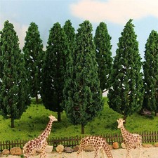 10 Model Pine Trees 16cm High