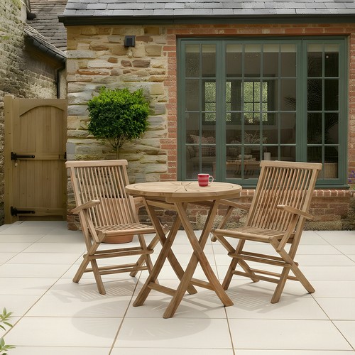 Teak folding armchairs - folding,