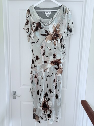 Vintage silk blend maxi dress - maxi,