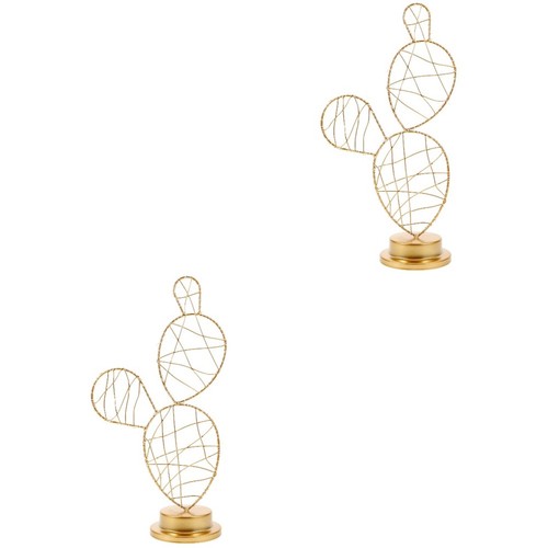 2pcs cactus tabletop lamp - 2pcs,