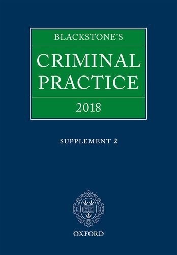 Blackstone criminal practice - blackstone's,