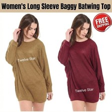 New Women's Long Sleeve Plain