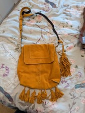Next New Ladies Mustard Suede