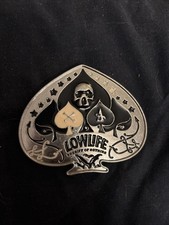 Lowlife Sheriff of Nothing Metal Belt Buckle - Spade shape