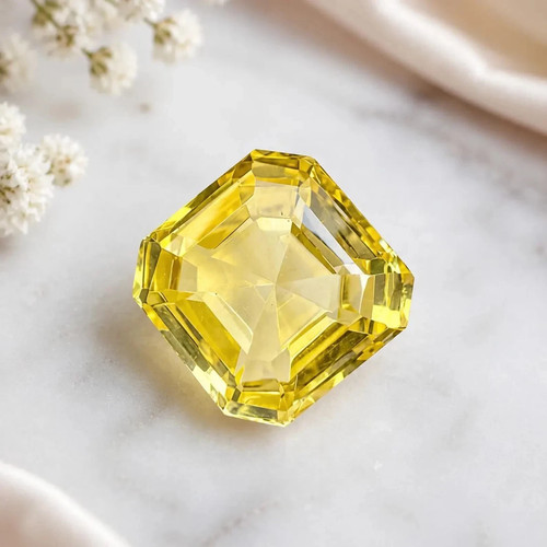 Natural yellow sapphire - natural,