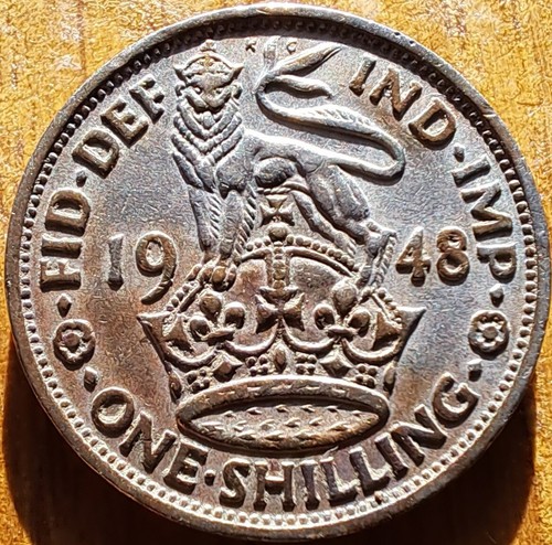 1948 english shilling king - english,