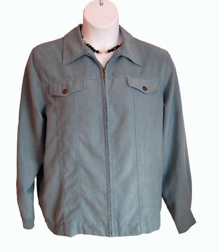 Zip front moleskin sueded - zip,