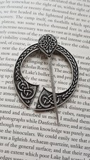 Penannular Brooch Shawl Pin Celtic Knot Viking Brooch Cloak Fibula - Uk Seller