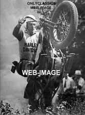 1936 MOTORCYCLE HILLCLIMB RACE HARLEY DAVIDSON RACING ACTION 8X10 PHOTO NEW YORK