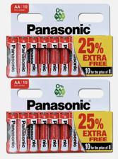 20x AA Genuine Panasonic Zinc
