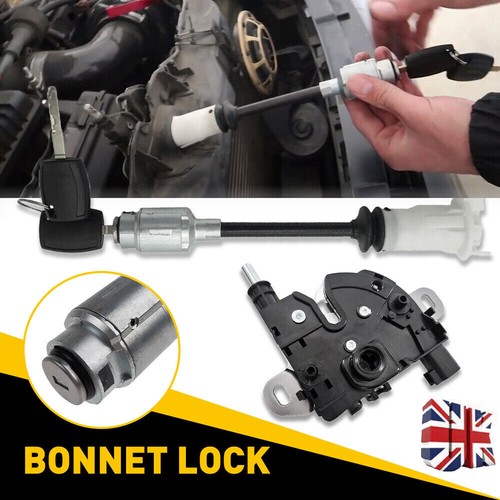 Bonnet release lock latch - lock,