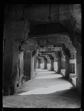 ANTIQUE Magic Lantern Slide NIMES THE ROMAN ARENA NO3 C1910 PHOTO FRANCE