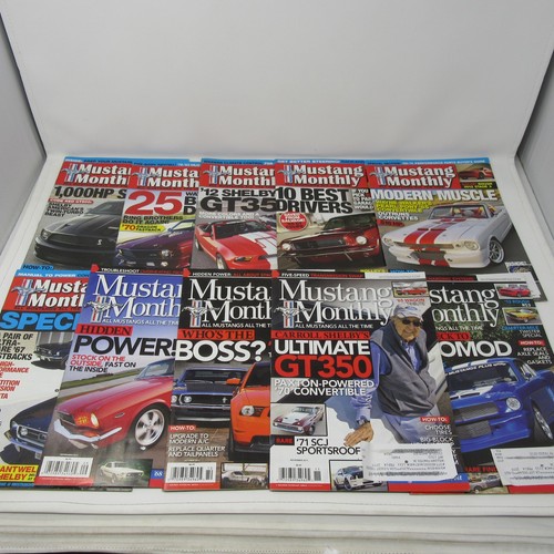 Mustang monthly magazine lot - mustang,