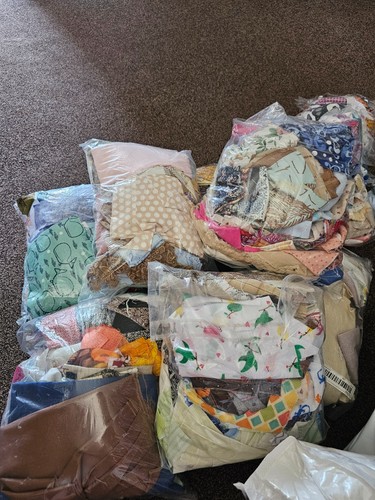 1kg fabric scrap - fabric, mixed