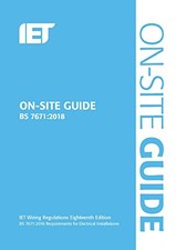On-Site Guide (BS 7671:2018) (Electrical Regulations) - The Institution of En...
