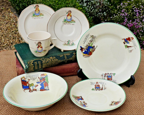 Childrens nursey rhyme plate - childrens,