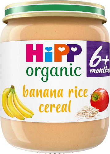 Organic banana rice cereal - organic,