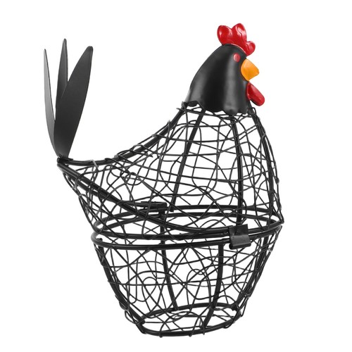 Mesh wire egg storage basket - wire,
