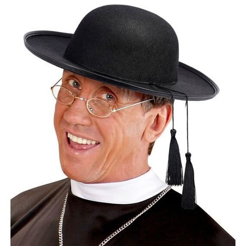 Adult felt priest - priest, hat