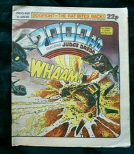 2000AD Comic Issue Prog #400 12/01/85 January 12th 1985 Dogfight Rat Bites Back!