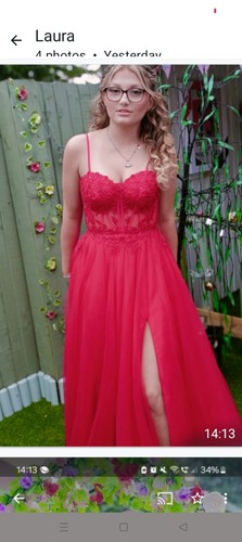 Prom dress size red from - 6,