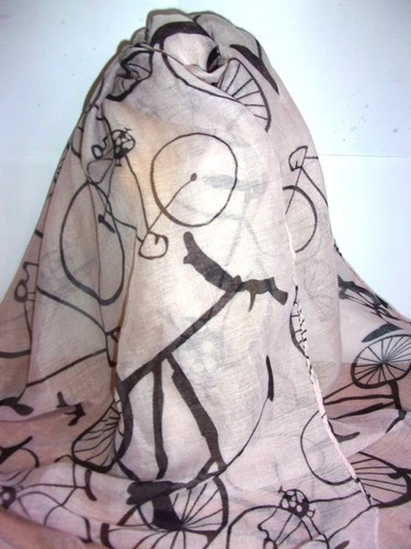 Vintage bicycle print ladies - print,