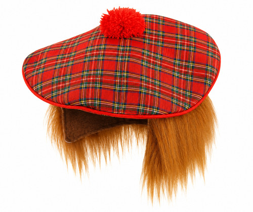 Tartan tam shanter hat - tartan,